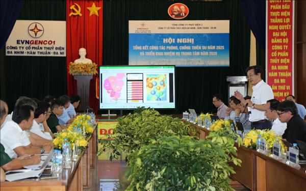 HỘI NGHỊ TỔNG KẾT CÔNG TÁC PHÒNG, CHỐNG THIÊN TAI NĂM 2025 VÀ TRIỂN KHAI NHIỆM VỤ TRỌNG TÂM NĂM 2026 TẠI CÔNG TY ĐHĐ