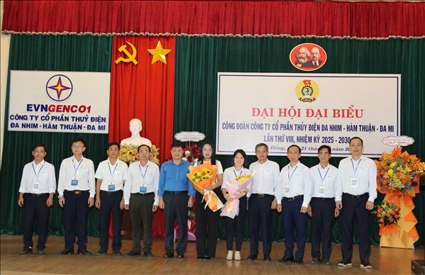 TỔ CHỨC THÀNH CÔNG ĐẠI HỘI ĐẠI BIỂU CÔNG ĐOÀN CÔNG TY CỔ PHẦN THỦY ĐIỆN ĐA NHIM - HÀM THUẬN - ĐA MI LẦN THỨ VIII, NHIỆM KỲ 2025 - 2030.