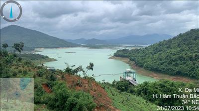 Hồ Hàm Thuận cắt toàn bộ đỉnh lũ, đảm bảo an toàn cho hạ du